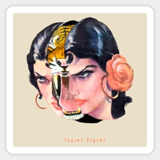 Tigre Lady Sticker